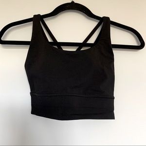 Lululemon Black Energy Bra Long Line